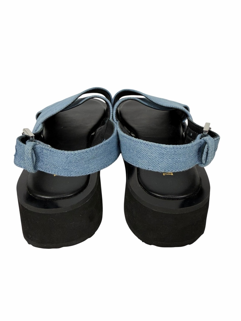 Anthropologie Maeve Platform Chrissy Sandal Blue Size 6-6.5(37) NWOB - Picture 9 of 13
